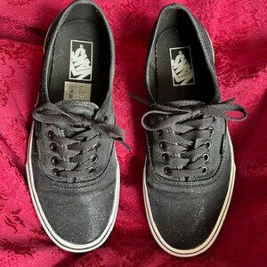 Vans Women Black Glitter Sneaker